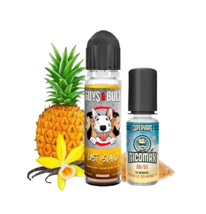 Lost Island Easy2Shake 60 ml - Guys & Bull - Lips