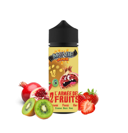 Armée de 12 fruits 100ml - Movie Juice - Secret's Lab